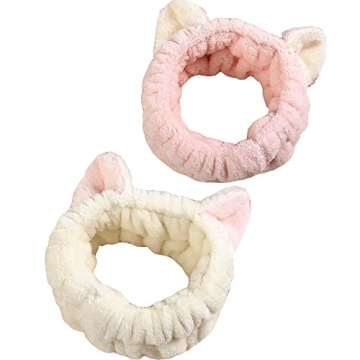 HappyDaily Lovely Supersoft Shower Hair Band Set of 2