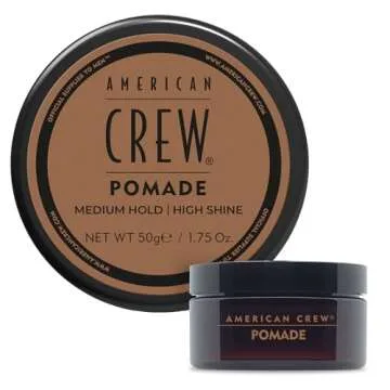 American Crew Men's Hair Pomade (OLD VERSION), Medium Hold with High Shine, 1.75 Oz (Pack of 1)