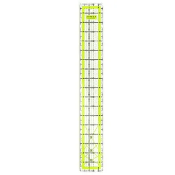 ARTEZA Quilting Ruler with Double Colored Grid Lines