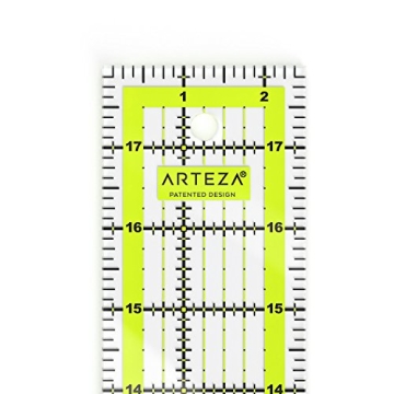 ARTEZA Quilting Ruler with Double Colored Grid Lines