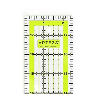 ARTEZA Quilting Ruler with Double Colored Grid Lines