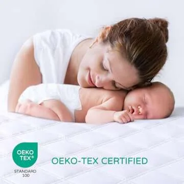 Yoofoss Waterproof Crib Mattress Protector Soft & Durable