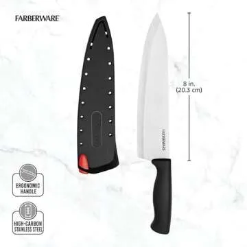 Farberware EdgeKeeper Chef's Knife with Self-Sharpening Technology