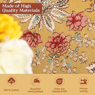 Maison d' Hermine 100% Cotton Tablecloth 60x60 Inches