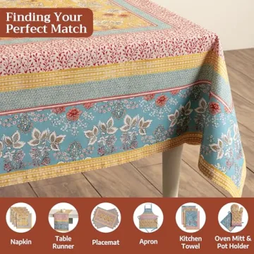 Maison d' Hermine 100% Cotton Tablecloth 60x60 Inches