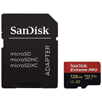 SanDisk Extreme Pro SDXC UHS-I 128GB Fast and Durable Memory