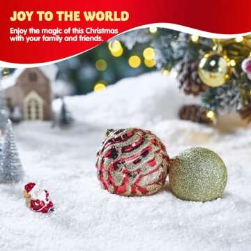 JOYIN 6 OZ Christmas Artificial Snow, Plastic Fake Snowball for Christmas Tree Decoration, Xmas Party Favors, Holiday Supplies, Winter Displays, Fake Snow Crafts, and Winter Decor