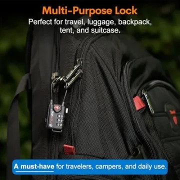 TSA Approved Cable Luggage Locks Secure Re-settable Combination