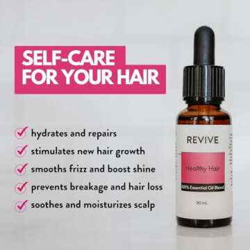 Healthy Hair Essential Oil Blend by Revive Essential Oils - 100% Pure Therapeutic Grade, for Diffuse...