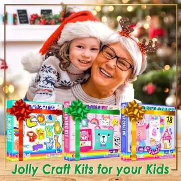 KRAFUN My First Unicorn Bunny Paper Craft Kit for Toddlers and Girls Age 3-8 Years Old, Include 18 Cute DIY Arts and Crafts Projects, Organized Art Activities Supplies Box Preschool Creative Toys