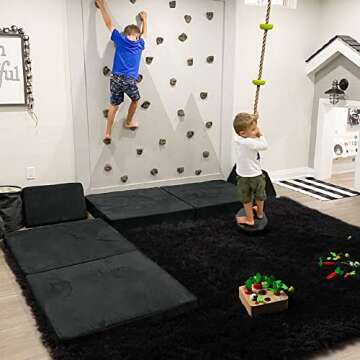 Plush Furry Rugs for Man Room Living Room