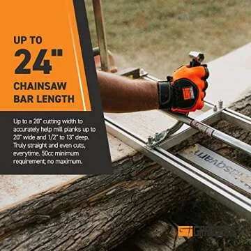 Granberg 24″ Alaskan Chainsaw Mill Portable Wood Cutter