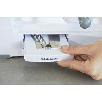 Mealthy 5-Blade Spiralizer | Vegetable Slicer with Durable Stainless Steel Blades | Kitchen Cooking Tool | Spiral Zoodle Maker with Catch & Store Container | Includes iOS & Android Recipe & Video App