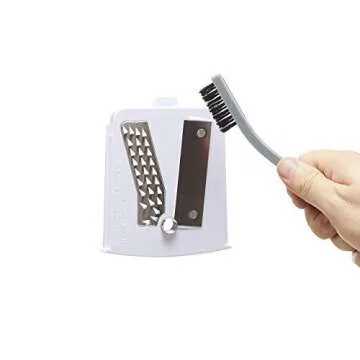 Mealthy 5-Blade Spiralizer | Vegetable Slicer with Durable Stainless Steel Blades | Kitchen Cooking Tool | Spiral Zoodle Maker with Catch & Store Container | Includes iOS & Android Recipe & Video App