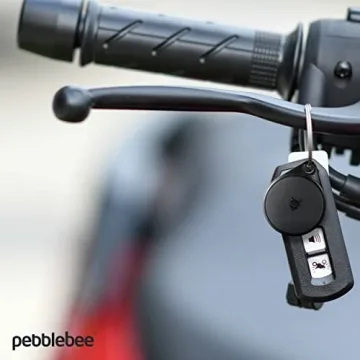 Pebble Bee Pebblebee Clip Rechargeable Item Tracker Compatible with Apple Find My 500ft Bluetooth Water Resistant Works with Google Assistant & Alexa