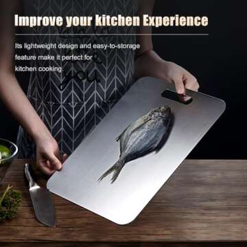 Katuchef Titanium Cutting Board Safe Durable Large Size