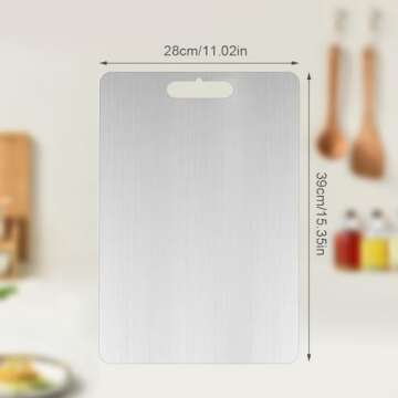 Katuchef Titanium Cutting Board Safe Durable Large Size