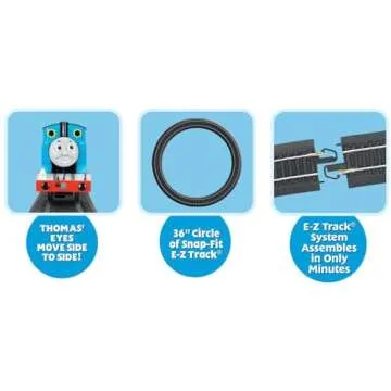 Bachmann Trains - Thomas & Friends Thomas with Annie and Clarabel Ready To Run Electric Train Set - HO Scale