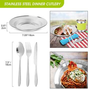 Odoland 39pcs Camping Cookware Kit for Outdoor Enthusiasts