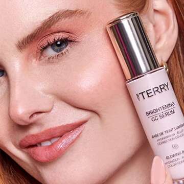By Terry Brightening CC Serum, Hydrating, Brightening, Illuminating & Color Correcting Skin Primer For Your Face, Rose Elixir, 1 fl oz