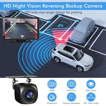 Wireless CarPlay Android Auto 7" HD Portable Car Stereo GPS