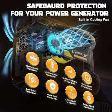 200W Power Inverter for Dewalt 20V Battery, DC 20V to AC 110-120V Battery Inverter, Portable Power Station Generator, Charger Adapter Battery Powered Outlet with 2 USB Ports & 1 Type-C & 1 AC Outlet