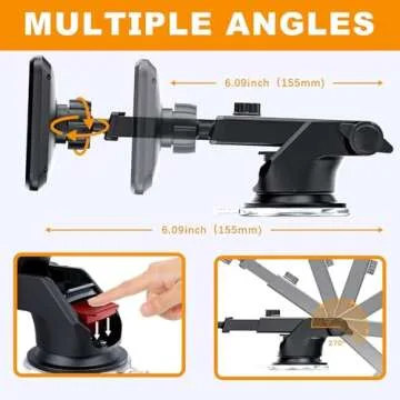 Itomoro Baby Car Mirror, Back Seat Baby Car Camera with HD Night Vision Function Car Mirror Display, Reusable Sucker Bracket, Wide View, 12V Cigarette Lighter, Easily Observe The Baby’s Move