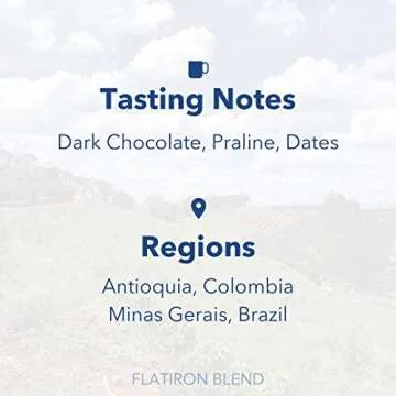Partners Coffee Roasters, Flatiron Blend, Whole Bean Coffee - 12 Ounce - Medium-Dark Roast