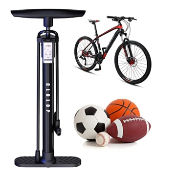 CLOLOP Bike Floor Pump with Gauge for All Bikes and Sports