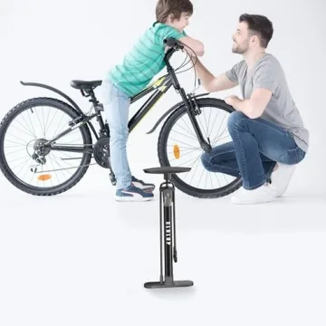 CLOLOP Bike Floor Pump with Gauge for All Bikes and Sports
