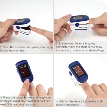 Zacurate 500BL Fingertip Pulse Oximeter for Accurate Readings