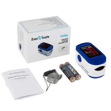 Zacurate 500BL Fingertip Pulse Oximeter for Accurate Readings