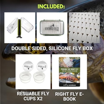 Ventures Fly Co. 40 Premium Hand Tied Fly Fishing Kit
