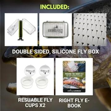 Ventures Fly Co. 40 Premium Hand Tied Fly Fishing Kit