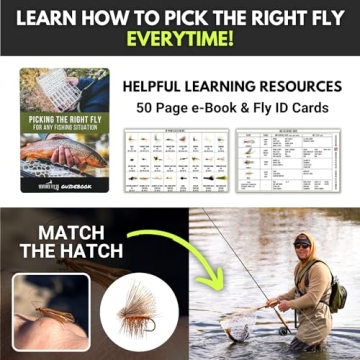 Ventures Fly Co. 40 Premium Hand Tied Fly Fishing Kit