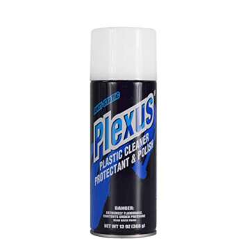 Plexus 20214 Aerosol Plastic Cleaner Protectant and Polish 13oz Can Made in USA with Sticker (4 Pack)