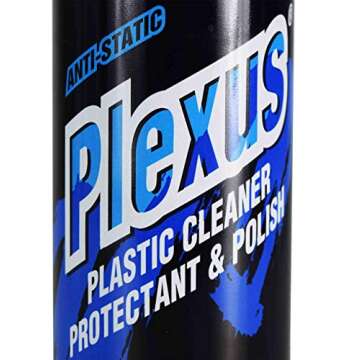 Plexus 20214 Aerosol Plastic Cleaner Protectant and Polish 13oz Can Made in USA with Sticker (4 Pack)