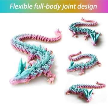 LEWELLRY 3D Printed Luminous Dragon Egg Fidget Toy