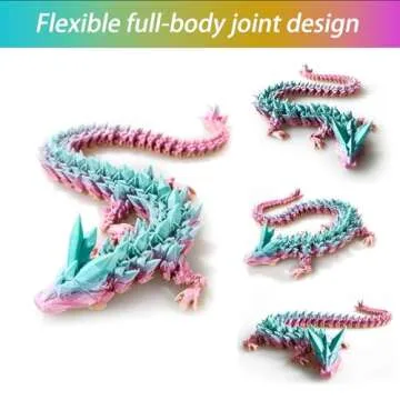 LEWELLRY 3D Printed Luminous Dragon Egg Fidget Toy