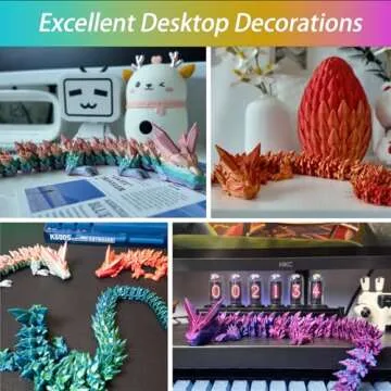 LEWELLRY 3D Printed Luminous Dragon Egg Fidget Toy