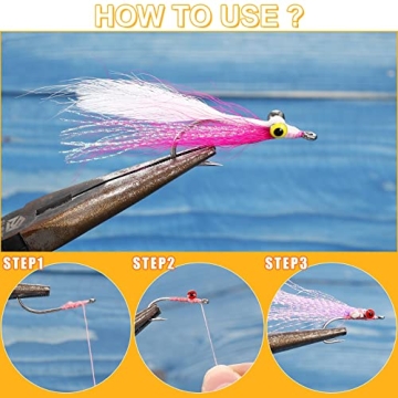 BBTO 30 Set Fly Tying Kit for DIY Fishing Lure Making