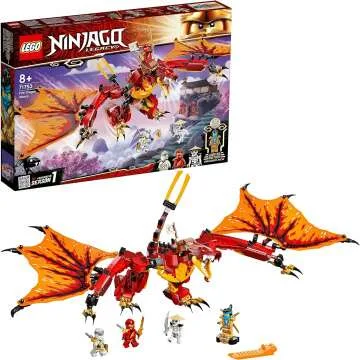 NINJAGO Fire Dragon Attack Set with Minifigures