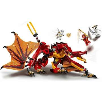 NINJAGO Fire Dragon Attack Set with Minifigures