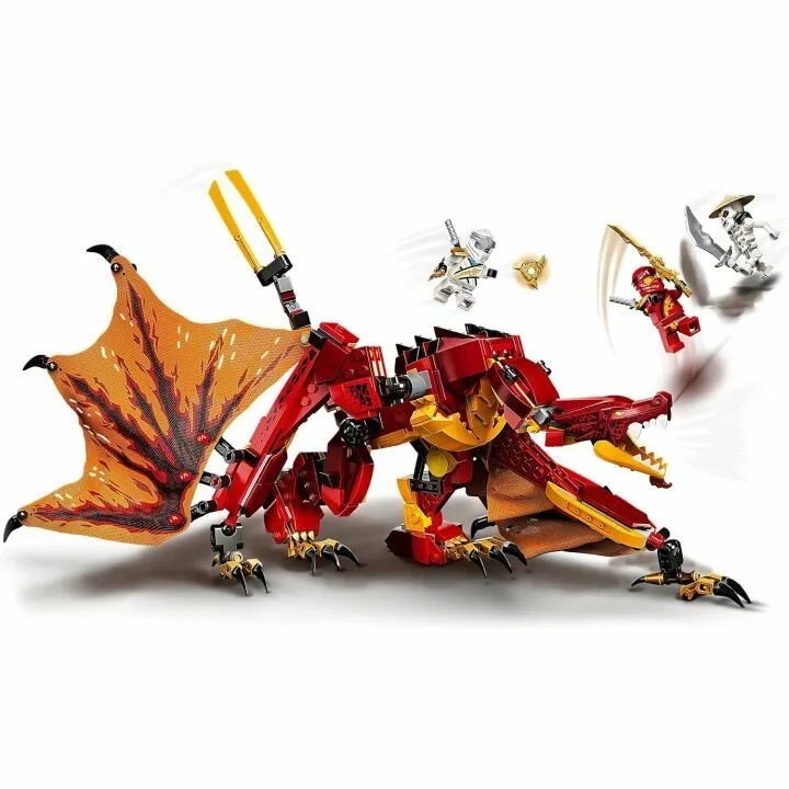 NINJAGO Fire Dragon Attack Set with Minifigures