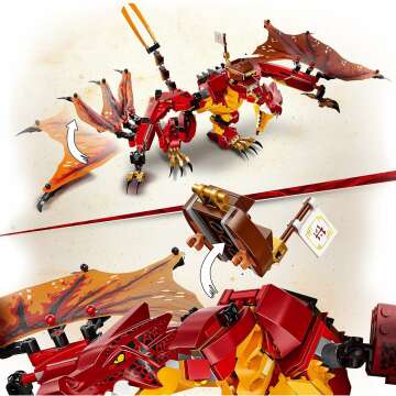 NINJAGO Fire Dragon Attack Set with Minifigures