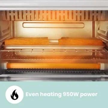 COMFEE' Compact Toaster Oven – Bake, Broil, Toast Easily