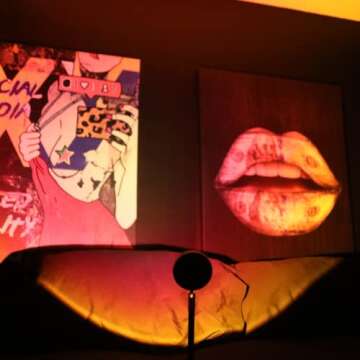 MJ Ecommerce Sunset Lamp | TikTok Projector Light, Multiple Colors | Modern Sunrise | USB Night Lighting for Atmosphere | Sleep Room Decor | Aesthetic Photography | Multi-Colored - 3rd Generation