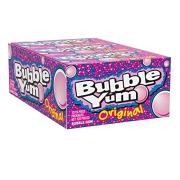 BUBBLE YUM Original Flavor Bubble Gum, Bulk, 12 Count