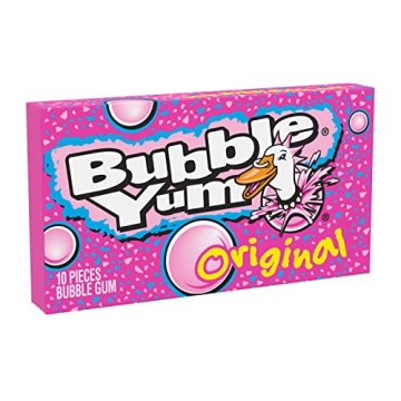 BUBBLE YUM Original Flavor Bubble Gum, Bulk, 12 Count