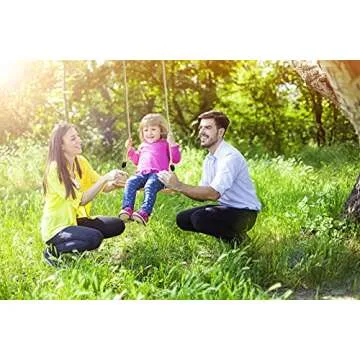 Pellor Wood Tree Swing Seat,Indoor Outdoor Rope Wooden Swing Set for Children Adult Kids 17.7x7.9x0.6 inch
